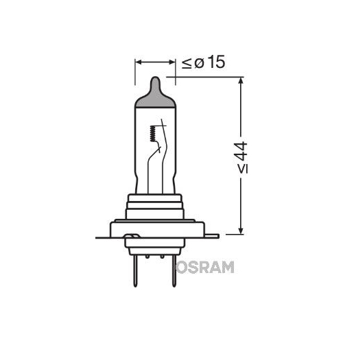 ams-OSRAM Glühlampe, Abbiegescheinwerfer ORIGINAL