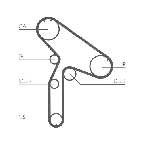 CONTINENTAL CTAM Zahnriemen