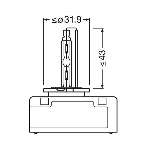 ams-OSRAM Glühlampe, Fernscheinwerfer XENARC® ORIGINAL