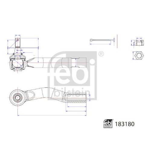 FEBI BILSTEIN Spurstangenkopf