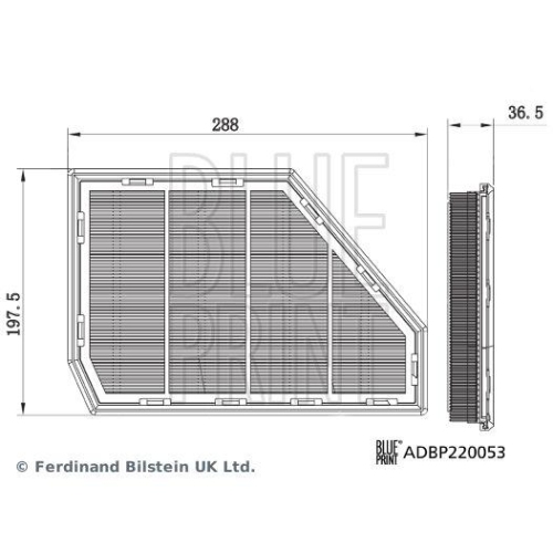 BLUE PRINT Luftfilter