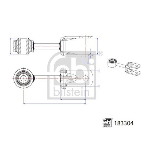 FEBI BILSTEIN Stange/Strebe, Stabilisator