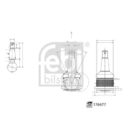 FEBI BILSTEIN Trag-/Führungsgelenk