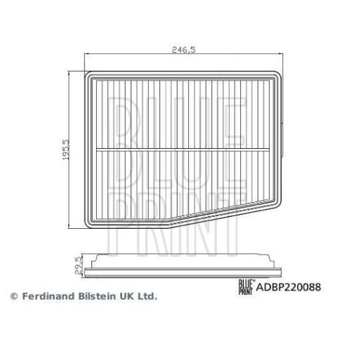 BLUE PRINT Luftfilter