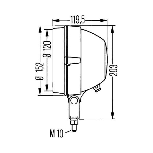 HELLA Hauptscheinwerfer