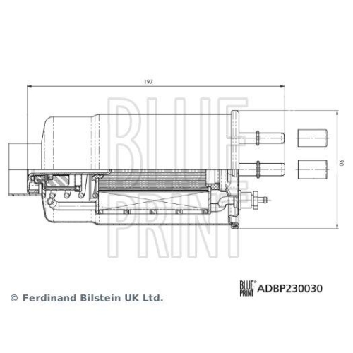 BLUE PRINT Kraftstofffilter