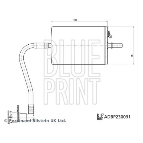 BLUE PRINT Kraftstofffilter