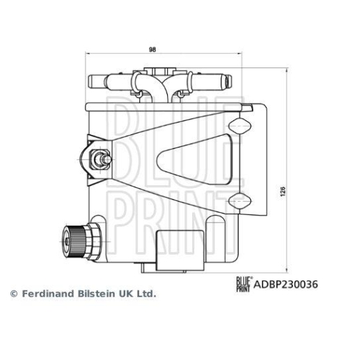 BLUE PRINT Kraftstofffilter