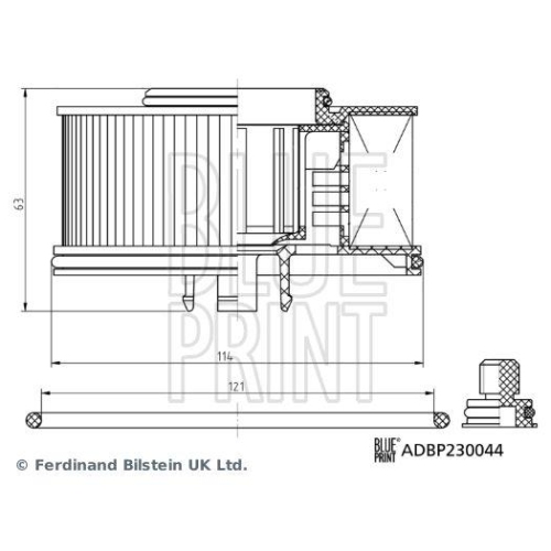 BLUE PRINT Kraftstofffilter