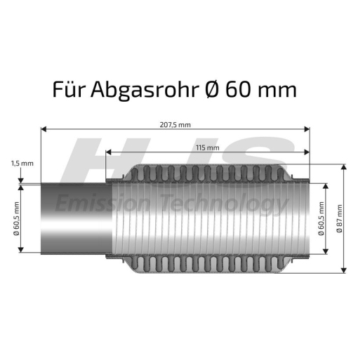 HJS Flexrohr, Abgasanlage interFLEX