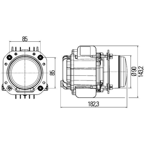 HELLA Hauptscheinwerfer