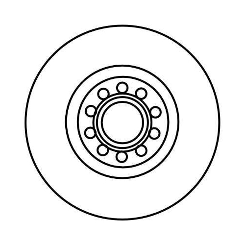 TRW Bremsscheibe TRW SINGLE