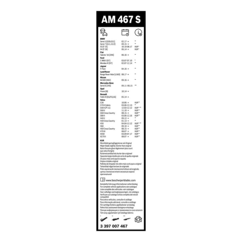 BOSCH Wischblatt Aerotwin Multi-Clip