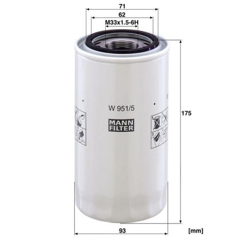 MANN-FILTER Filter, Arbeitshydraulik