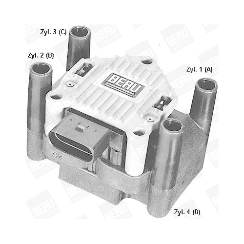 BorgWarner (BERU) Zündspule