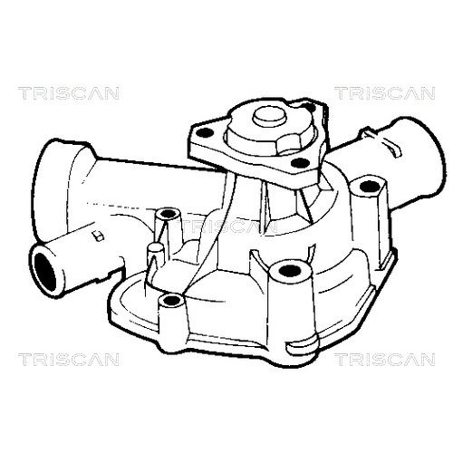 TRISCAN Wasserpumpe, Motorkühlung