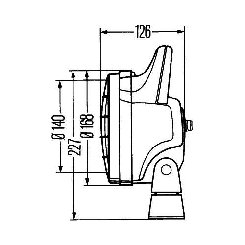 HELLA Arbeitsscheinwerfer Matador