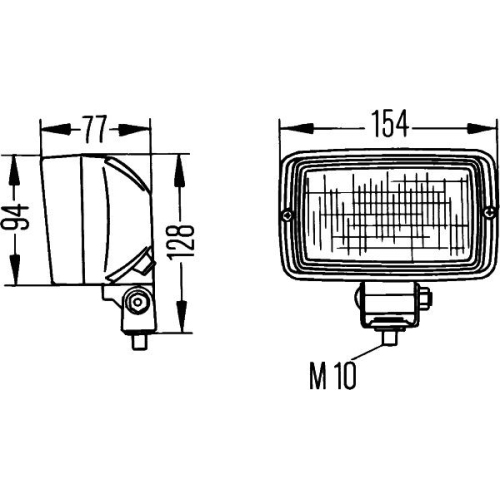 HELLA Arbeitsscheinwerfer Picador