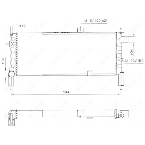 NRF Kühler, Motorkühlung