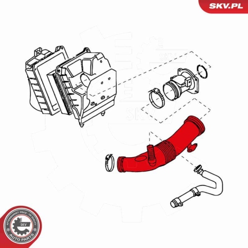 ESEN SKV Ansaugschlauch, Luftfilter