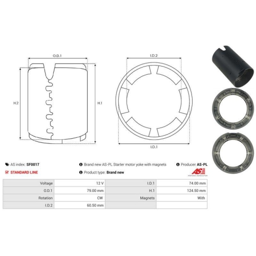 AS-PL Erregerwicklung, Starter AS