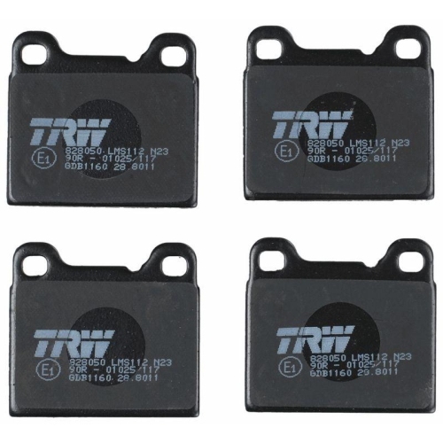 TRW Bremsbelagsatz, Scheibenbremse COTEC