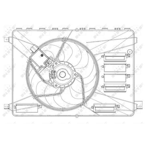 NRF Lüfter, Motorkühlung