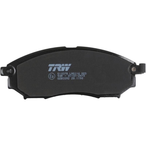 TRW Bremsbelagsatz, Scheibenbremse COTEC