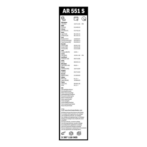 BOSCH Wischblatt Aerotwin Retrofit