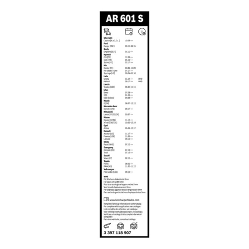 BOSCH Wischblatt Aerotwin Retrofit