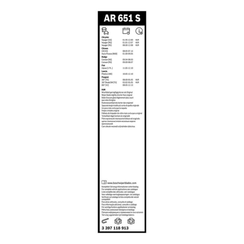 BOSCH Wischblatt Aerotwin Retrofit