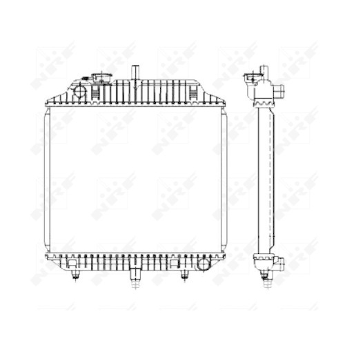NRF Kühler, Motorkühlung EASY FIT
