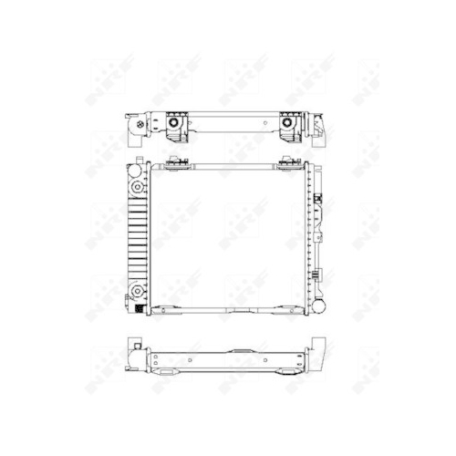 NRF Kühler, Motorkühlung EASY FIT