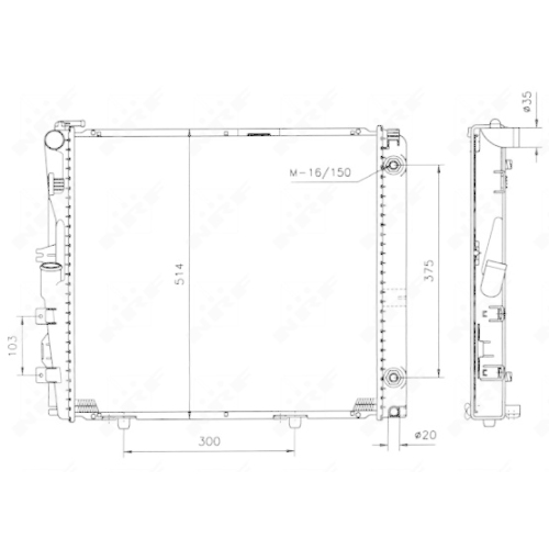 NRF Kühler, Motorkühlung EASY FIT