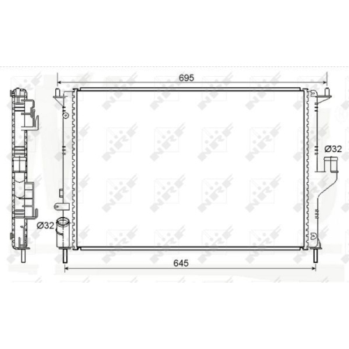 NRF Kühler, Motorkühlung EASY FIT