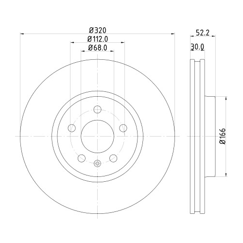 HELLA PAGID Bremsscheibe PRO High Carbon