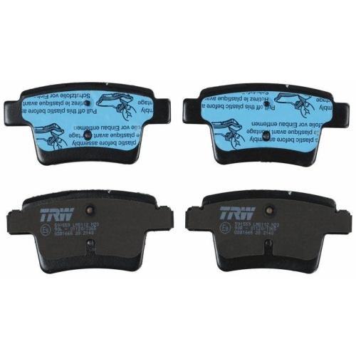 TRW Bremsbelagsatz, Scheibenbremse COTEC