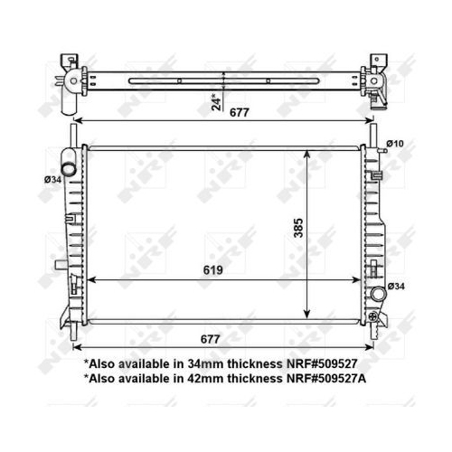 NRF Kühler, Motorkühlung EASY FIT