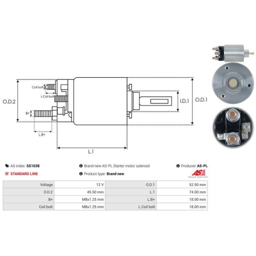AS-PL Magnetschalter, Starter AS