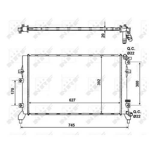 NRF K&uuml;hler, Motork&uuml;hlung