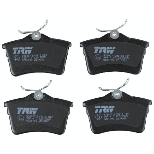 TRW Bremsbelagsatz, Scheibenbremse COTEC