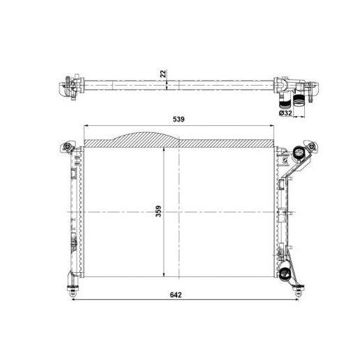 NRF Kühler, Motorkühlung EASY FIT