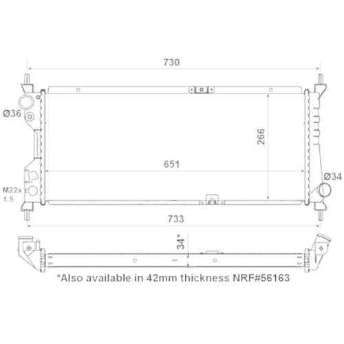 NRF Kühler, Motorkühlung EASY FIT