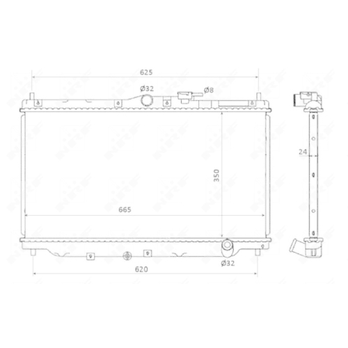 NRF Kühler, Motorkühlung EASY FIT