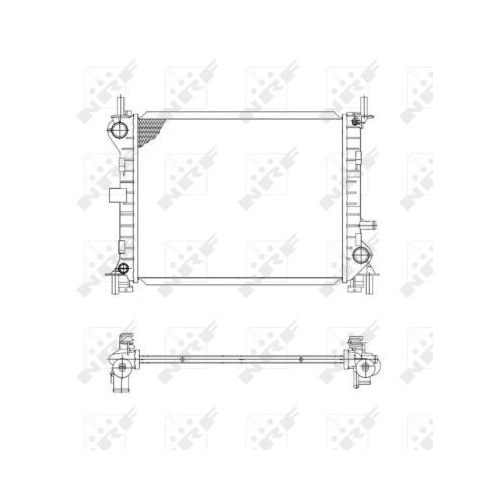 NRF Kühler, Motorkühlung EASY FIT