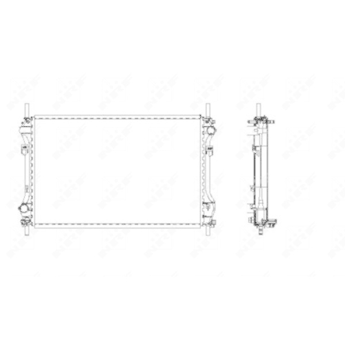 NRF Kühler, Motorkühlung EASY FIT