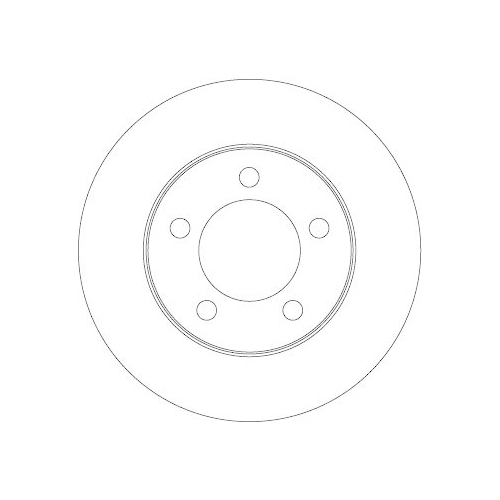 TRW Bremsscheibe TRW SINGLE