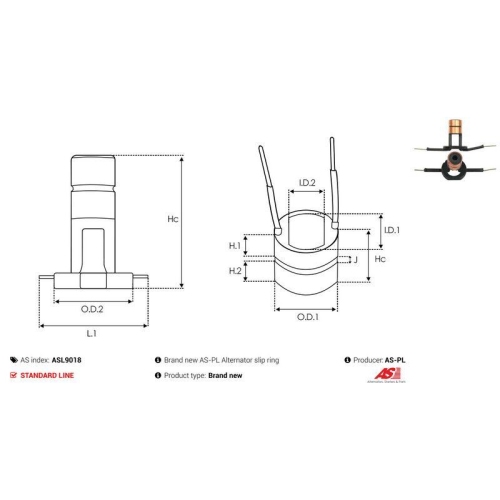 AS-PL Schleifring, Generator AS