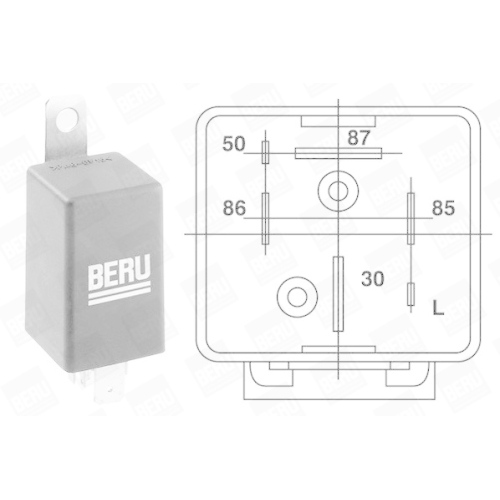 BorgWarner (BERU) Relais, Glühanlage