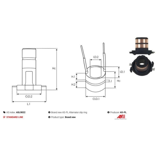 AS-PL Schleifring, Generator AS